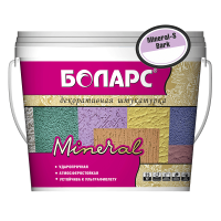 Декоративная штукатурка Боларс Mineral-S BARK -S (белая) 45 кг