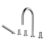 Смеситель на борт ванны Laufen Kartell, с ручным душем, хром, 3.2233.5.004.282.1