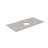 Столешница Kerama Marazzi Бричиола 100 см, белый натуральный, KM6012G0471RP100Tc2