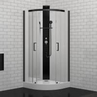 Гидромассажный бокс Black&White 90х90 G8701