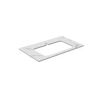 Столешница Kerama Marazzi Монте Тиберио 80 см, белый натуральный, PL2.SG50008220R\80
