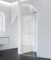 Душевая дверь BelBagno 800x1950, прозрачное стекло, хромированный профиль, MARMI-B-1-80-C-Cr