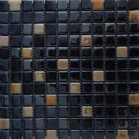 Мозаика стеклянная Zetoglass на сетке, лист 32х32 см, чип 25х25 мм, T-493