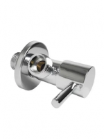 Кран угловой Mixxus PREMIUM ANG-07 1/2"×1/2" CHROME, для подключения сантехприборов, хром