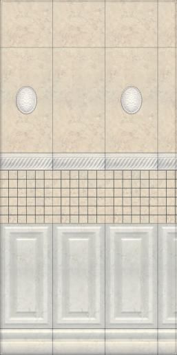 Плитка настенная Kerama Marazzi Белгравия 30х60 панель светлый 11080TR