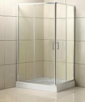 Душевая кабина BelBagno Uno-195 900x700x1950, прозрачное стекло, хромированный профиль, UNO-195-AH-2