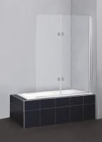 Шторка для ванны BelBagno 1200x1400, прозрачное стекло, хромированный профиль, SELA-V-21-120/140-C-C