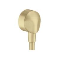 Шланговое подключение Hansgrohe FixFit E  без клапана обратного тока, шлифованная бронза, 27454140