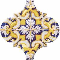 Декор Kerama Marazzi Арабески Майолика орнамент 6,5x6,5, OP\A159\65000