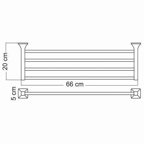Полка WasserKRAFT Wern K-2500, K-2511