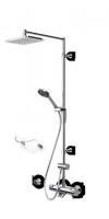 7193U Optima Термостатический смеситель для душа с верхним душем Rain Shower 7193U