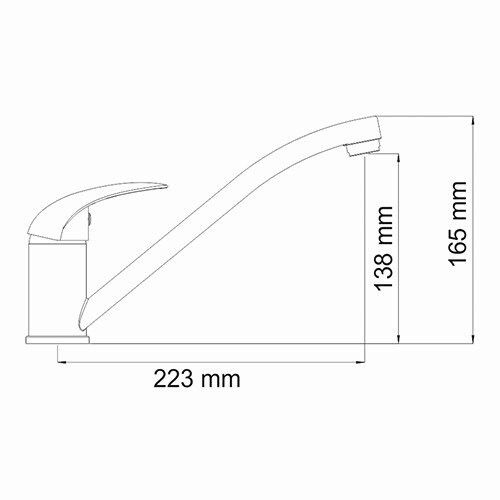 Смеситель для кухни WasserKRAFT Isen 2600, 2607