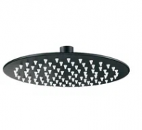 Верхний душ Potato P103-206 BLACK, Ø16см, черный