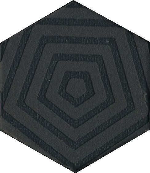 Керамогранит декор Kerama Marazzi Агуста черный 6x5,2, OS\B241\63001