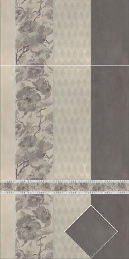 Плитка керамическая Kerama Marazzi Беневенто серый 30х89,5 13016R N