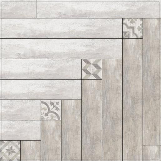 Плинтус Kerama Marazzi Колор Вуд белый 39,8х8 DD7322\BTG