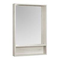 Зеркало-Шкаф Акватон Флай 60 белый, дуб крафт, 1A237602FA860