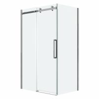 Душевая кабина Grossman Classic 100х80х195 раздвижная, хром, стекло прозрачное