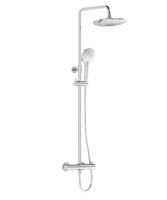 Душевая система Vitra  Aquaheat Bliss 240 2F, с термостатом, хром, A47205
