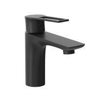 Смеситель для раковины черный Avrora Elite монолитный, AV3210