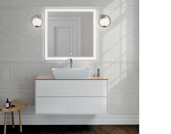Раковина Kerama Marazzi Plaza/Плаза 55х40 см накладная с отверстием под смеситель, PLR.wb.55.1