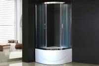 Душевая кабина Royal Bath 90х90х200, матовое стекло, хромированный профиль, RB 90BK-C-СН