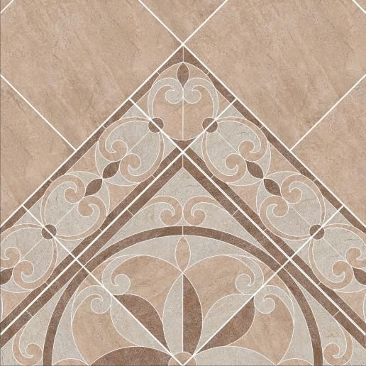 Вставка Kerama Marazzi Монтаньоне 9,7х9,7 серый HGD\B39\TU0031L