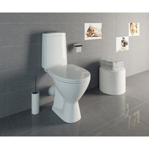 Унитаз-компакт Cersanit Джаст (Just) 031 с крышкой микролифт, 64073