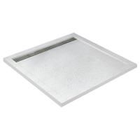 Поддон литой Cezares из искусственного мрамора, квадратный 800x800x30, TRAY-AS-A-80-30-W