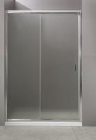 Душевая дверь BelBagno 1000x1950, рифленое стекло, хромированный профиль, UNO-195-BF-1-100-P-Cr