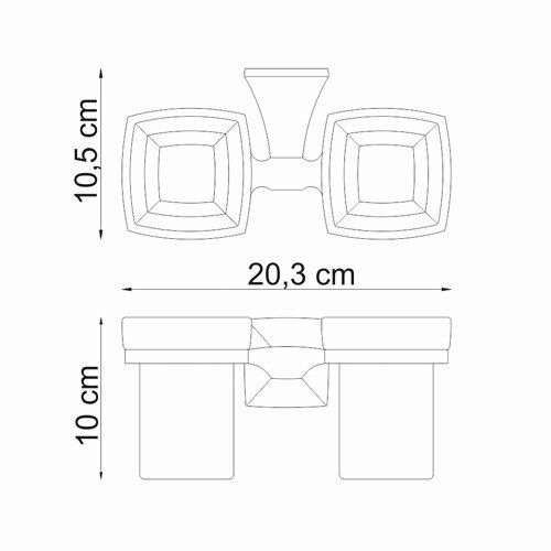 Стакан WasserKRAFT Wern K-2500, K-2528D
