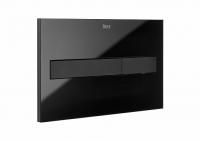 Смывная клавиша Roca DUPLO IN-WALL двойная, PL7 черная мат/глянц стеклянная, 7.8900.8.830.8