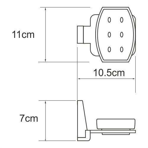Мыльница WasserKRAFT Lopau K-6000, K-6029