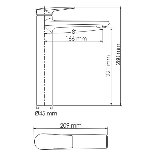 Смеситель для раковины WasserKRAFT Aisch, 5503H