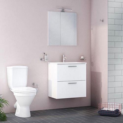 Унитаз-компакт Vitra  Norm Blanc, с крышкой дюропласт, микролифт, белый, 9837B099-7202