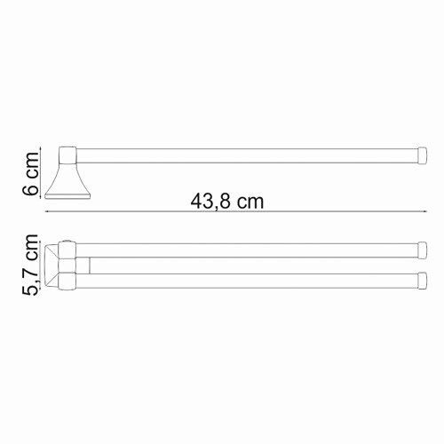 Держатель полотенец WasserKRAFT Wern K-2500, K-2531