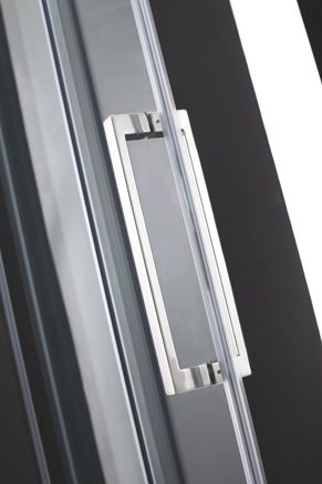 Душевая дверь Cezares Premier-Soft 130*200 см, прозрачное стекло, хромированный профиль, PREMIER-SOF