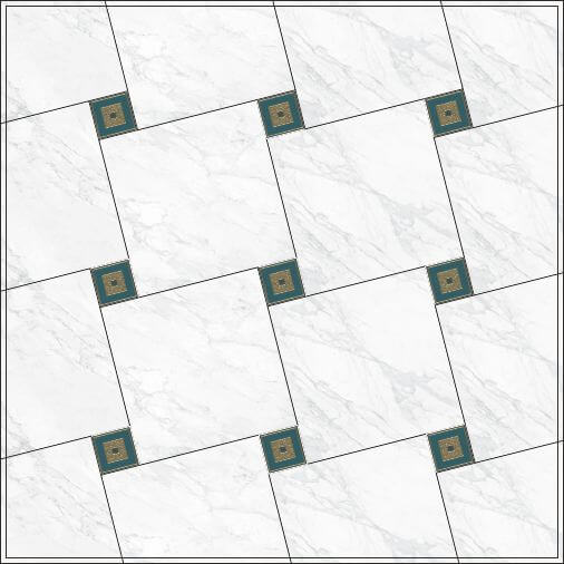 Декор Kerama Marazzi Алькала микс мозаичный 20x50, MM7204A