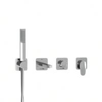 Смеситель для ванны и душа WasserKRAFT Weida 3100 хром, A3151.268.270.271.087.103