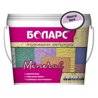 Декоративная штукатурка Боларс Mineral BARK (белая) 25 кг