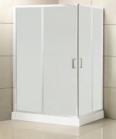 Душевая кабина BelBagno Uno-195 1000x800x1950, текстурное стекло, хромированный профиль, UNO-195-AH-