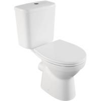 Унитаз-компакт Vitra Norm Fit, с крышкой дюропласт, микролифт, белый, 9844B099-7205