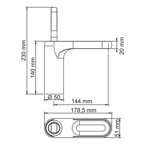 Смеситель для раковины WasserKRAFT Kammel 1800, 1803