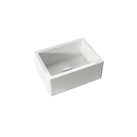Кухонная мойка Kerasan Hanna Glasse ESSEX 608*456*254 мм, белый, 541001