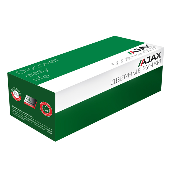 Ручка раздельная Ajax K.JK51.LEVEL (LEVEL JK) BL-24 черный