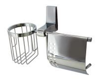 Держатель туалетной бумаги и освежителя WasserKRAFT Lopau K-6000, K-6059