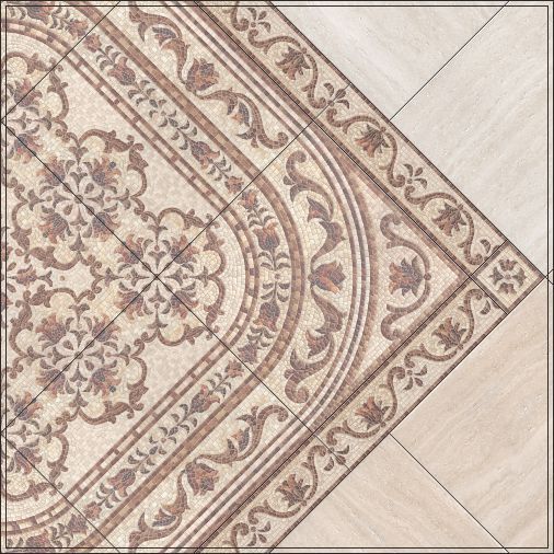 Керамогранит Kerama Marazzi Пантеон 40,2х40,2 беж SG157200R