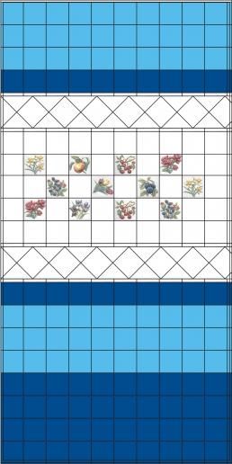 Декор Kerama Marazzi Оранжерея Яблоко 9,9х9,9 TFA009