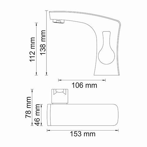 Смеситель для раковины WasserKRAFT Berkel 4800, 4803