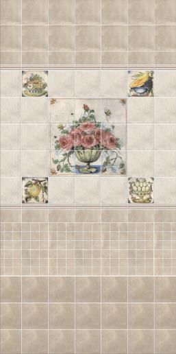 Вставка Kerama Marazzi Форио беж светлый 4,9х4,9 5257\9